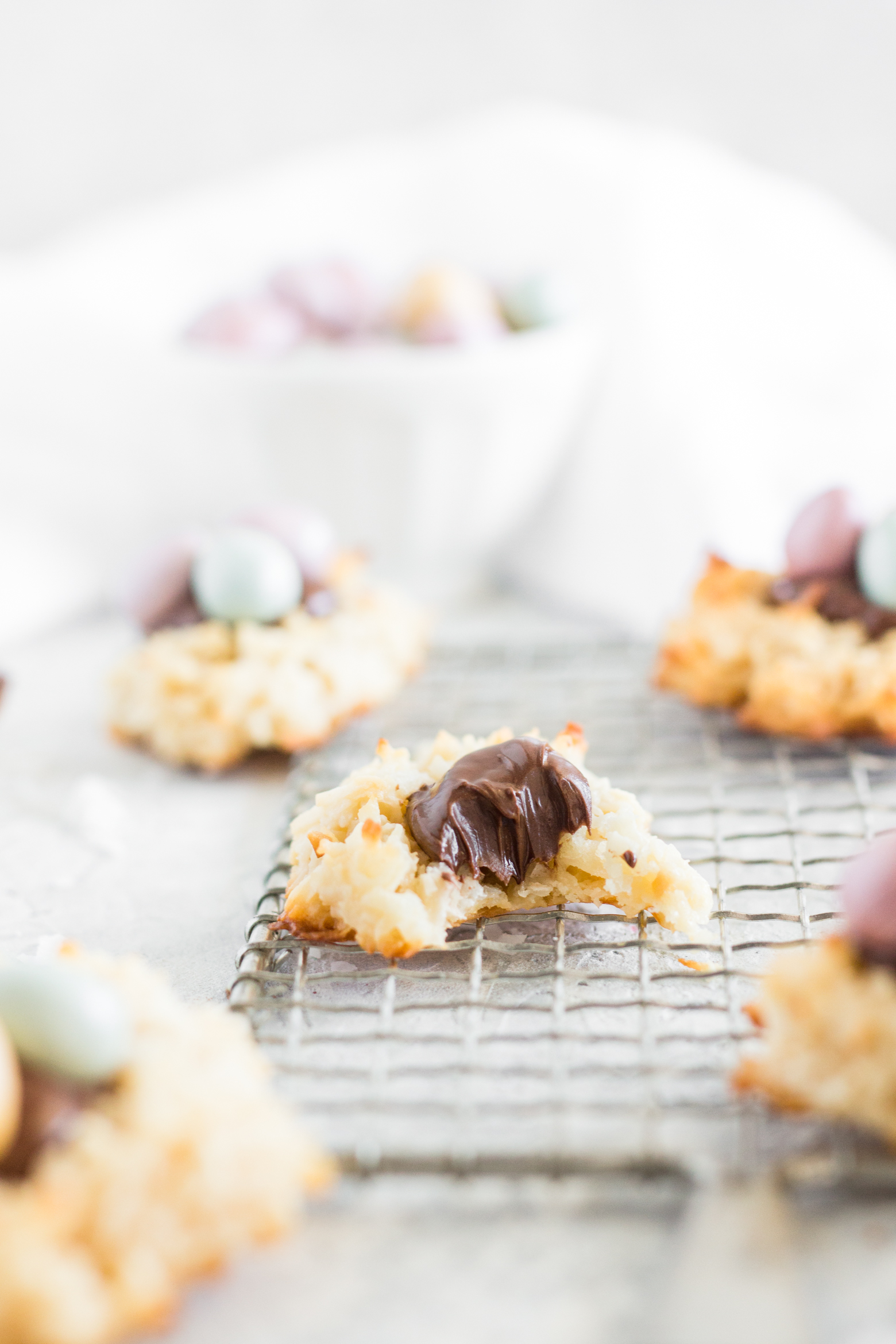 Featured Eats: Coconut Macaroons with Nutella and Chocolate Eggs ...